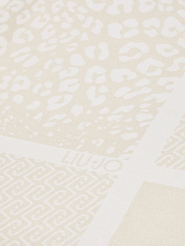 Jacquard scarf with logo - 3
