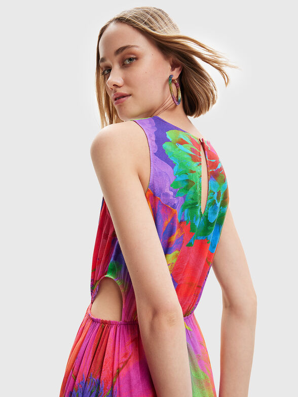 SANDALL maxi dress with abstract print - 4