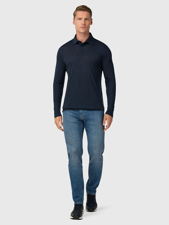 Long sleeved polo shirt - 2
