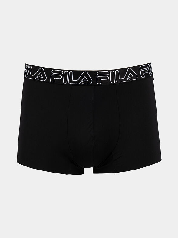 Black trunks with accent logo - 1
