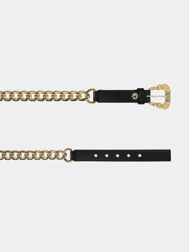 Black belt with golden buckle - 4