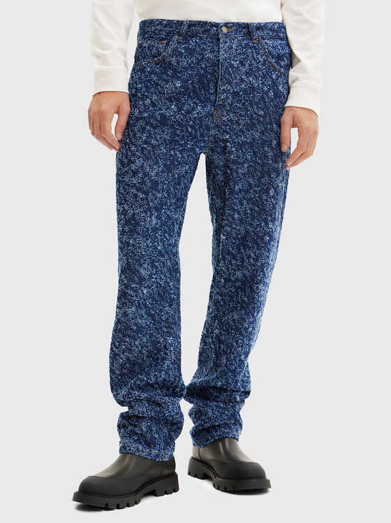 ROOTS dark blue jeans - 1