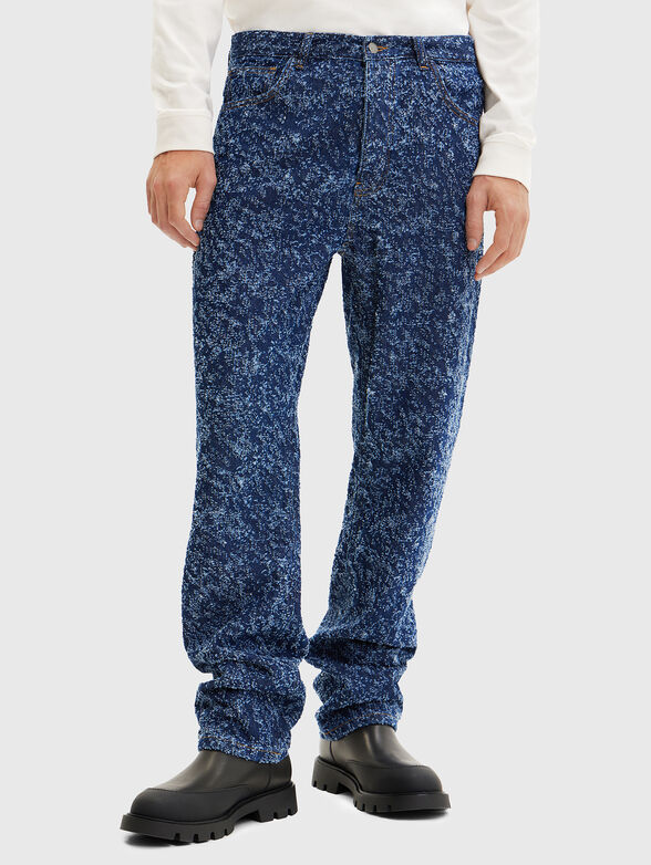 ROOTS dark blue jeans - 1