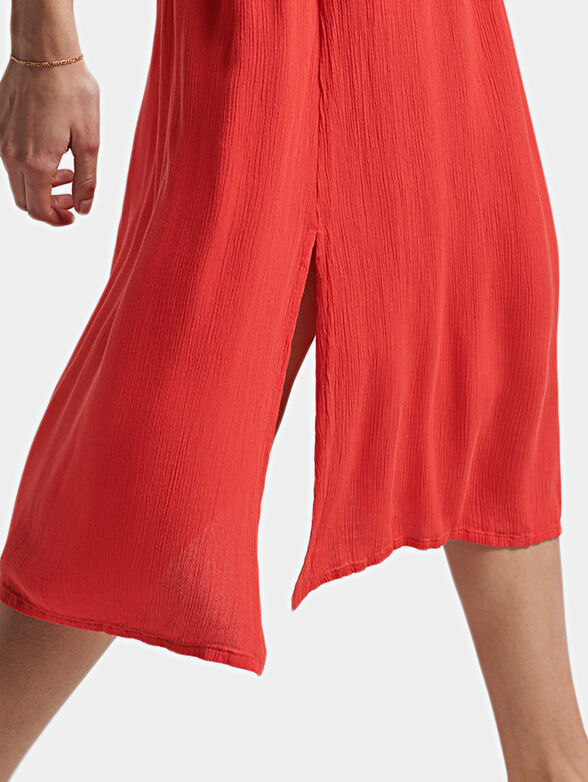 Midi dress with slits - 5