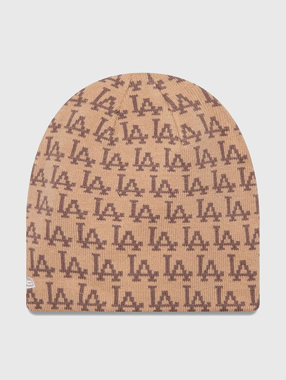 JACQUARD SKULL BEANIE LOS cap - 2