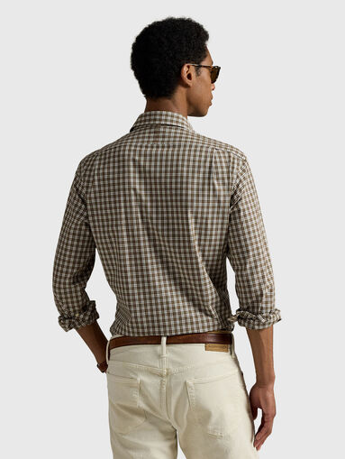 Checked cotton shirt - 3