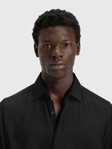 Slim fit jacquard shirt - 4