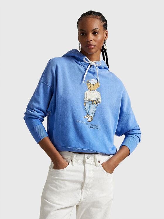 Polo Bear fleece hoodie - 1