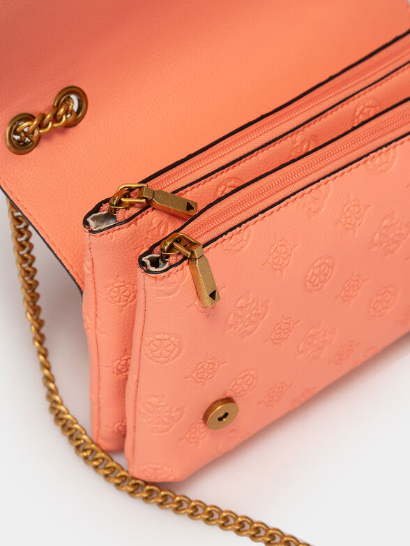 HELAINA crossbody bag in coral color - 6