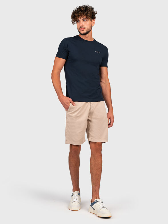 JACK dark blue T-shirt with logo detail - 2