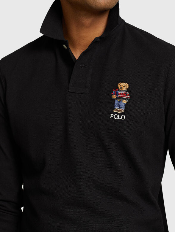 Cotton long sleeve Polo-Shirt  - 4