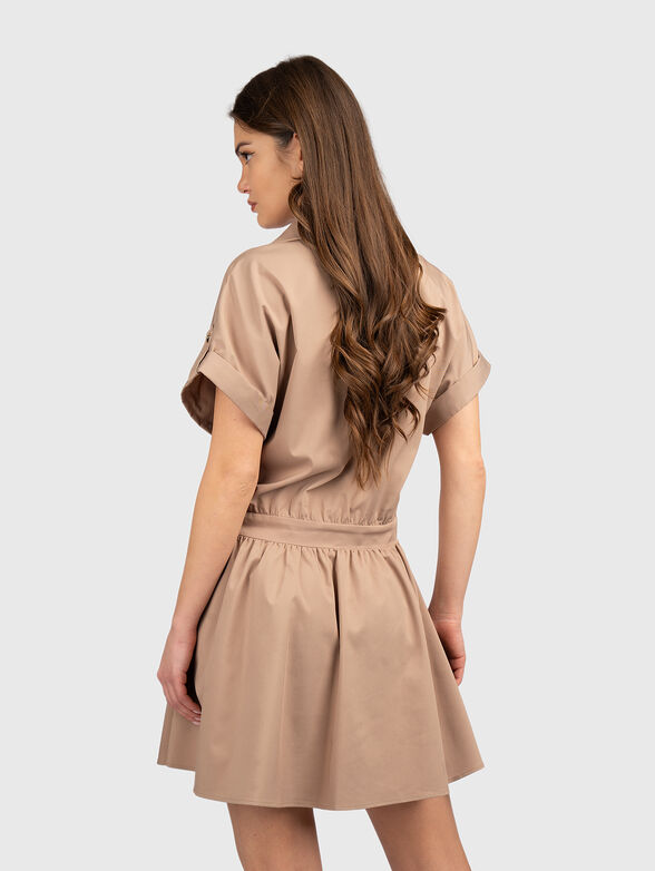 Mini dress with V-neckline - 2