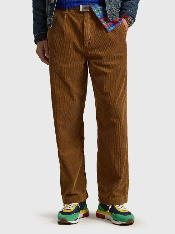 Кафяви кадифени джинси - 1