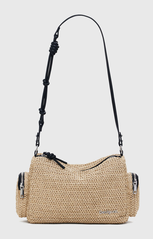 Raffia crossbody bag brand DESIGUAL —