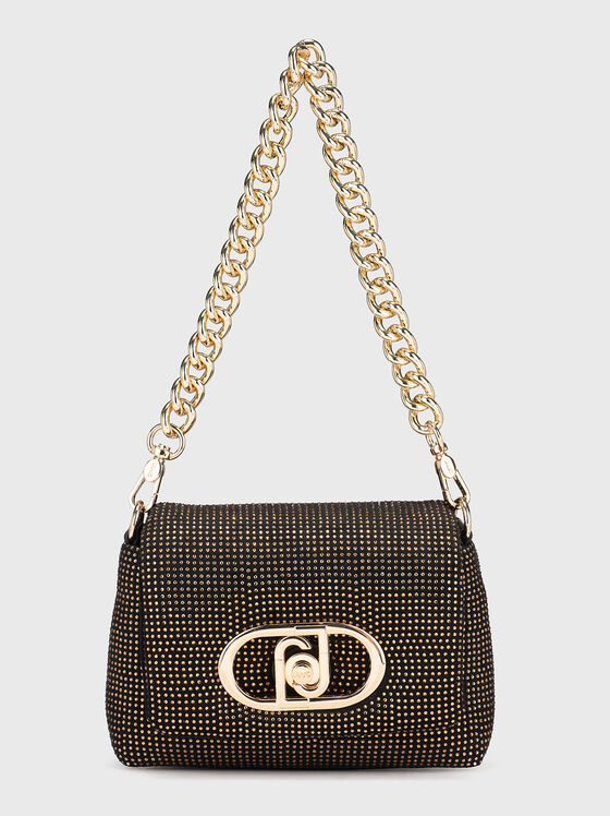 Crossbody bag with rhinestones - 1