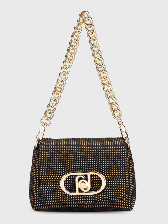 Crossbody bag with rhinestones - 1