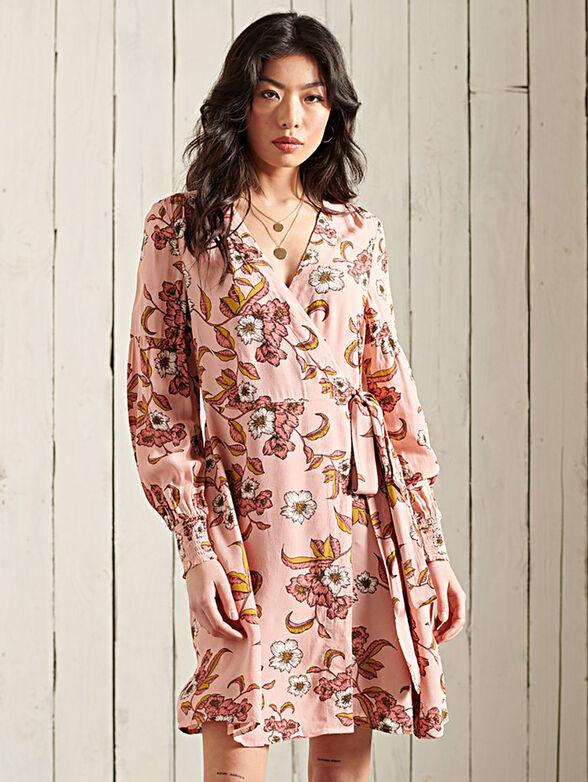 Floral print dress - 1