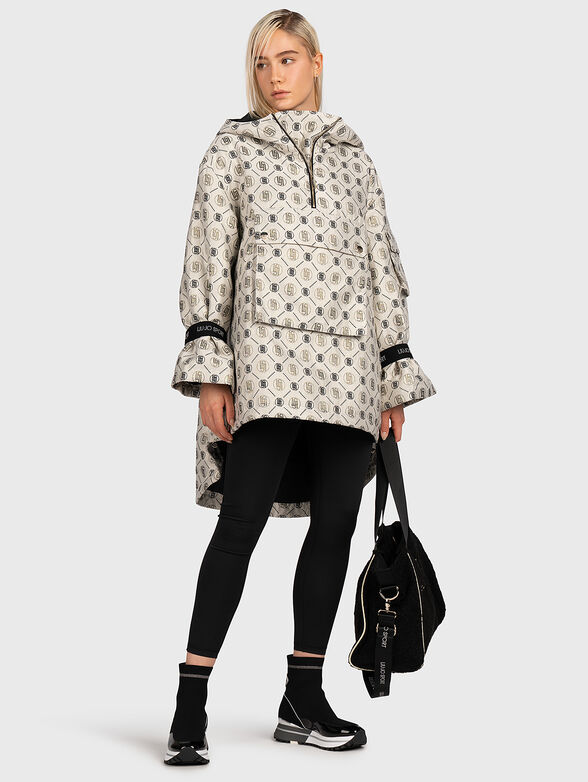 Anorak jacket  with monogram logo pattern - 4
