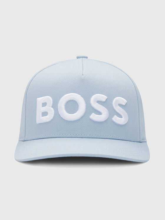 Cotton cap with logo embroidery - 1