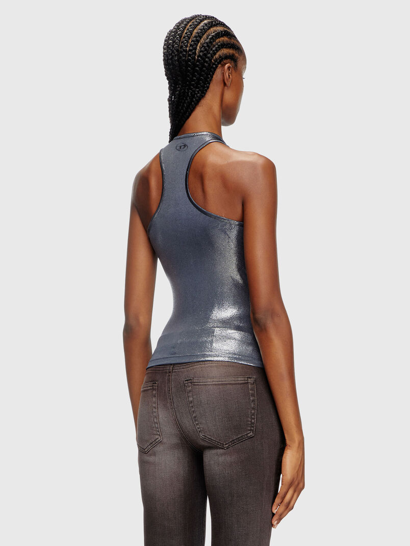 T-AMA top with metallic effect - 3