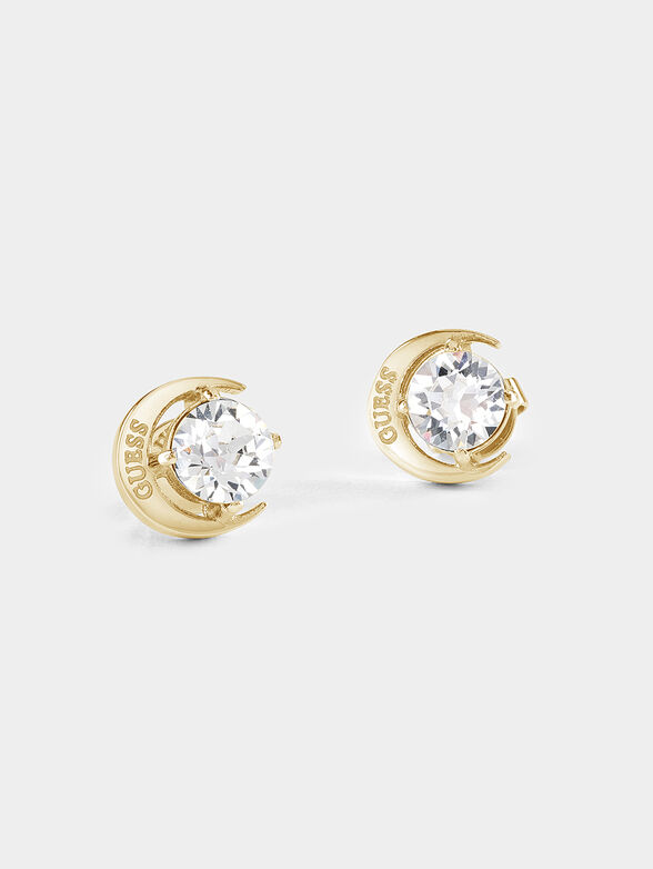MOON PHASES small earrings in golden color - 1