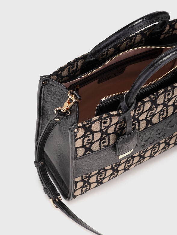Big  printed bag with removable strap - 6
