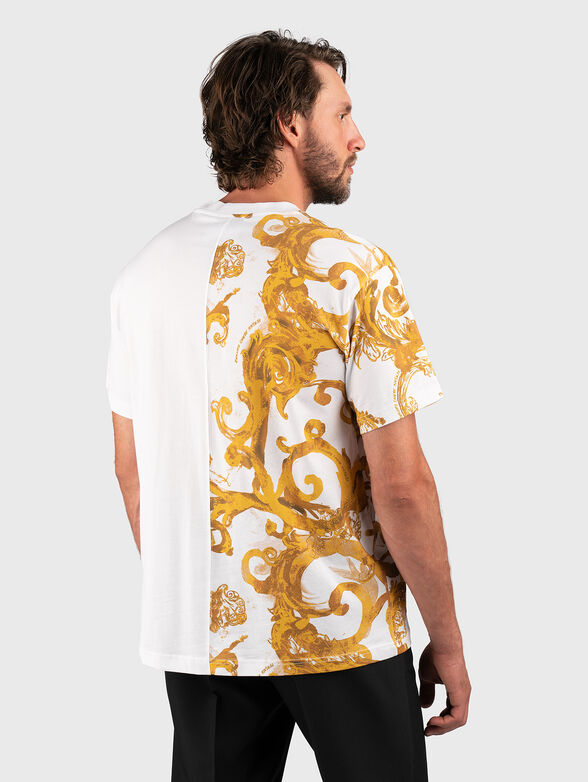 Black T-shirt with contrasting print  - 2