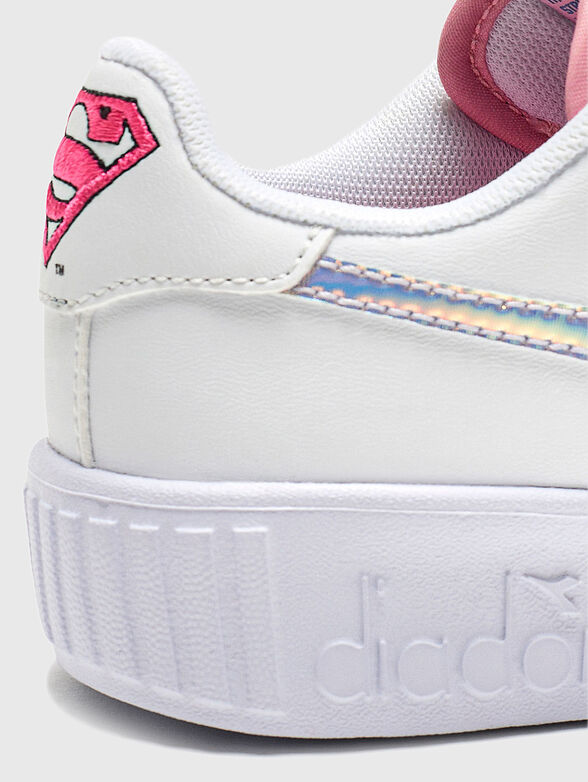 GAME STEP P PS SUPERGIRL white sports shoes  - 4