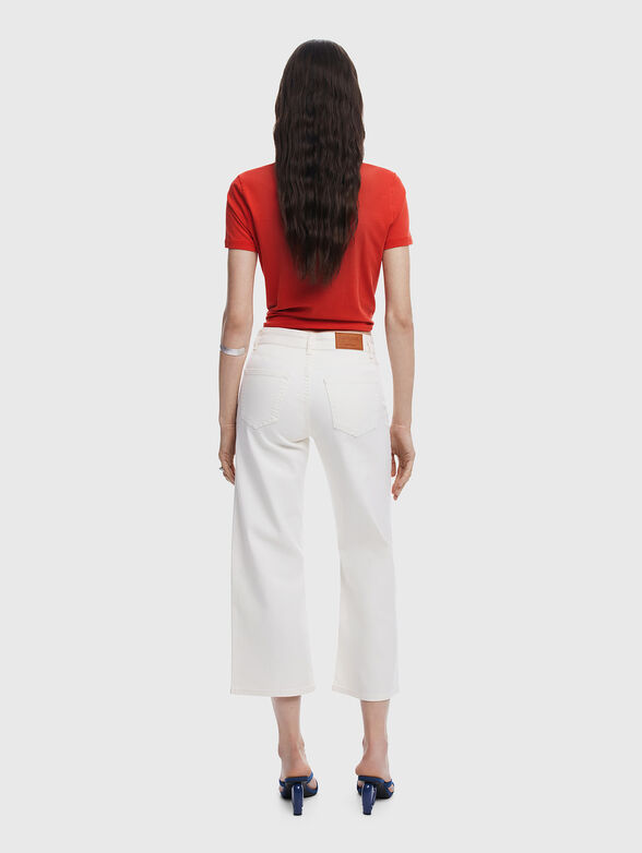LUNA jeans with floral embroidery - 1