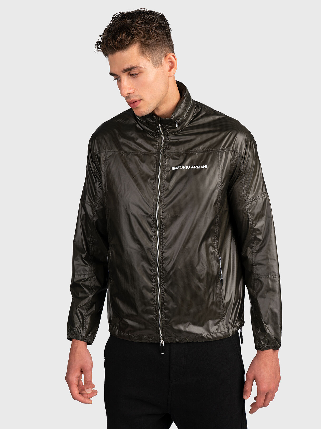 Jacket with logo detail on the back brand EMPORIO ARMANI