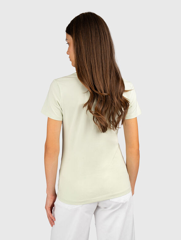 Black T-shirt made of a cotton blend - 3