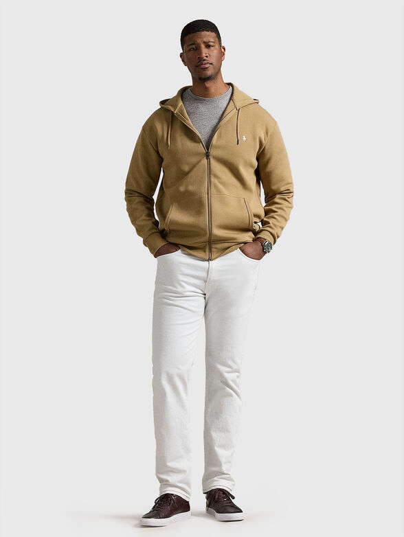Sweatshirt with hood and zip - 2