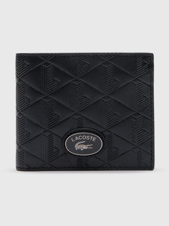 Портмоне с лого и капитониран ефект - 1