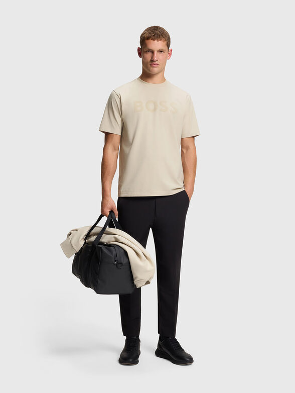 T-shirt with embossed logo  - 2