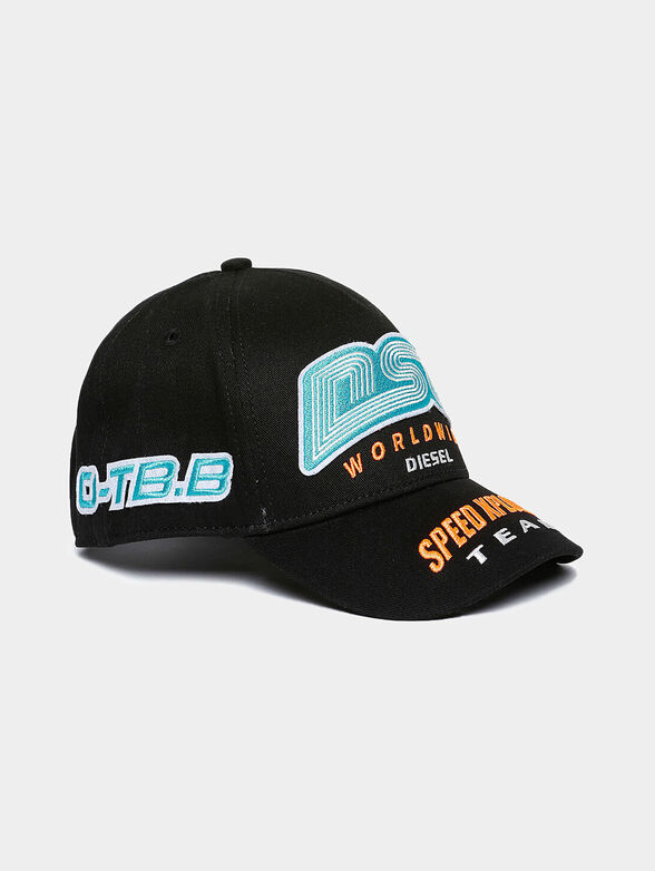 FGIO hat in black color with embroidery - 1