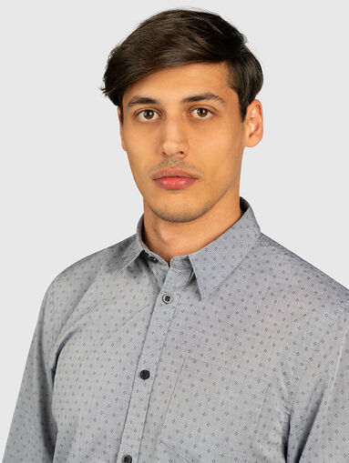 SUNSET Shirt with micro print - 3