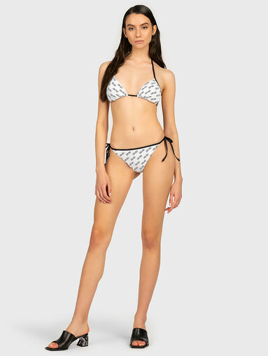 Two-piece swimsuit with logo print - 5