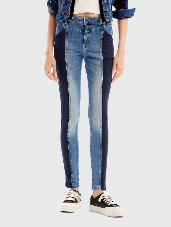 Jeans with accent elements - 1