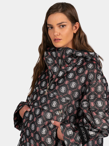 Anorak jacket  with monogram logo pattern - 4