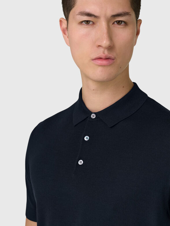 Polo shirt in wool - 4
