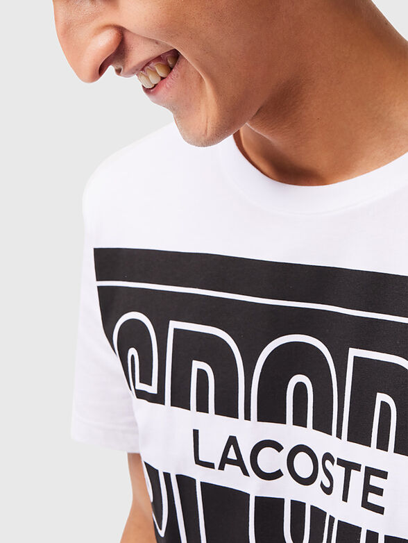 Cotton blend T-shirt - 4