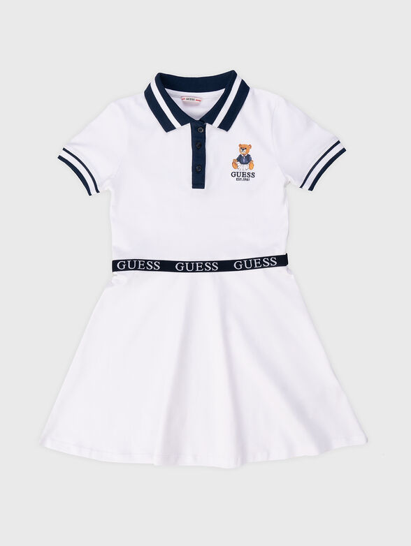 Polo collar pique dress - 0