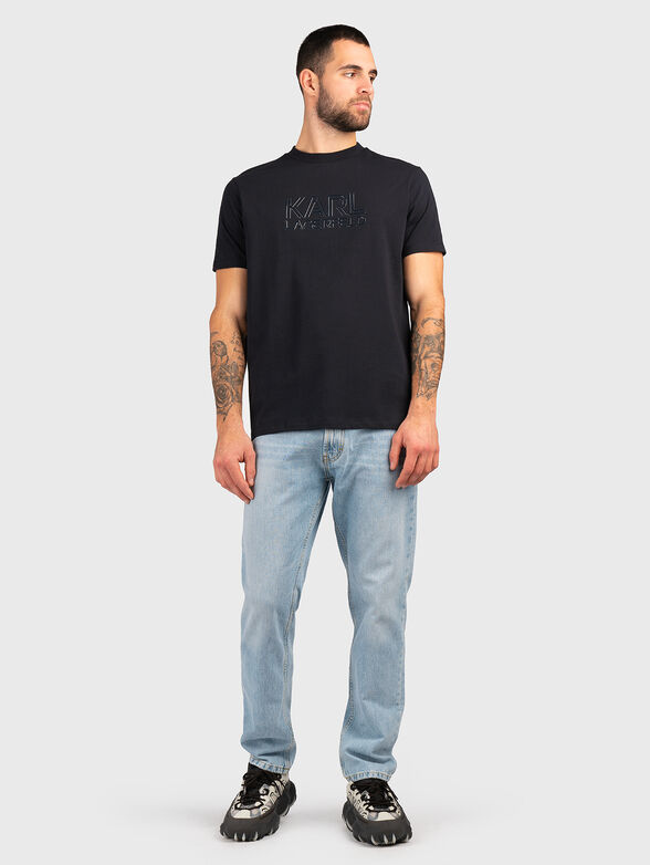 Cotton T-shirt with logo  - 2