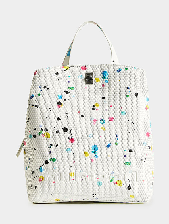 Backpack with art splashes - 1
