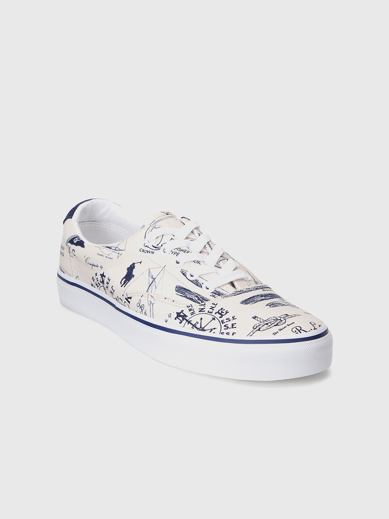 KEATON sports shoes with contrast print brand POLO RALPH