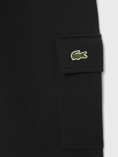 Shorts with logo embroidery - 4