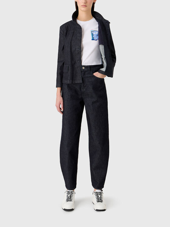 Тениска с овално деколте  - 2