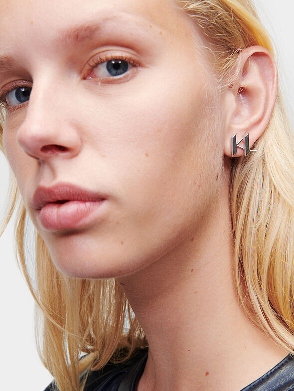 K/MONOGRAM earrings with monogram - 2