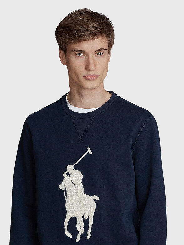 Sweatshirt with maxi logo - 4