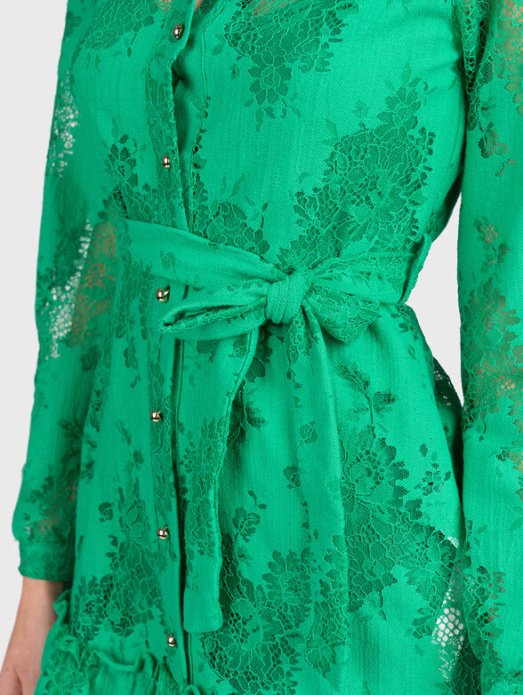 Black dress with lace accents - 5